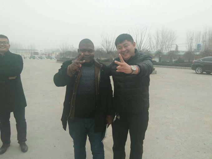 客户合影